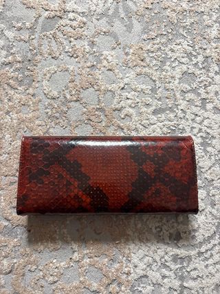 Bolso efecto piel serpiente