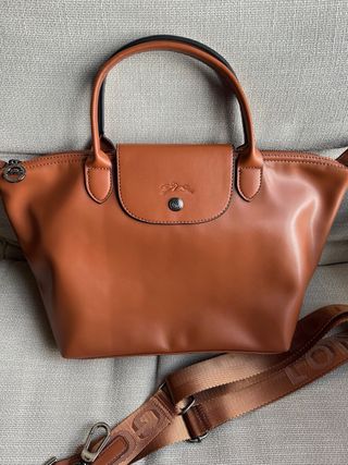 Bolso Longchamp Marrón Piel