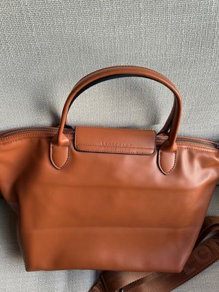 Bolso Longchamp Marrón Piel