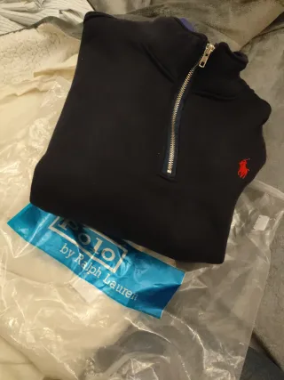 Sudadera Polo Ralph Lauren Negra Talla M azul oscu