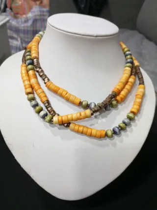 Collar mujer piedras naturales