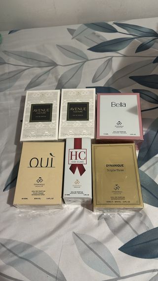 6 Perfumes Mujer Dynamique 100ml Variados