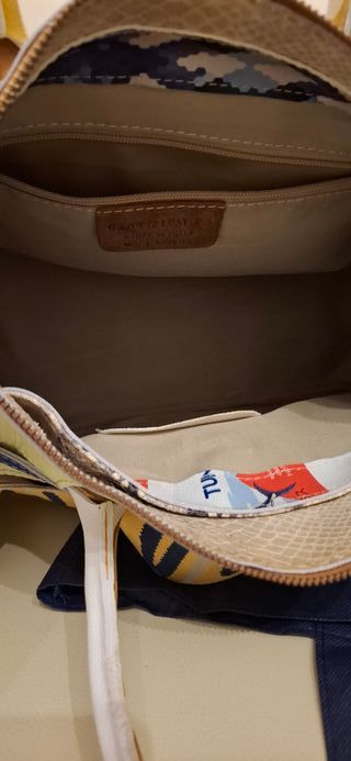 Borsa Kelly vera pelle multicolor