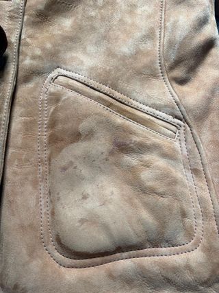 Chaqueta de ante con borrego