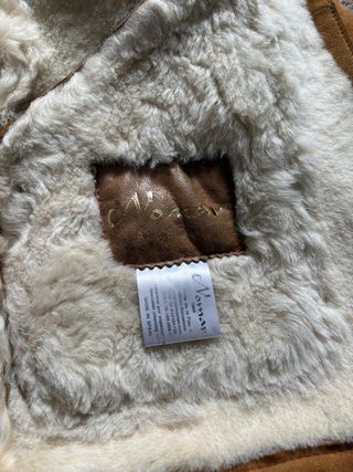 Chaqueta de ante con borrego