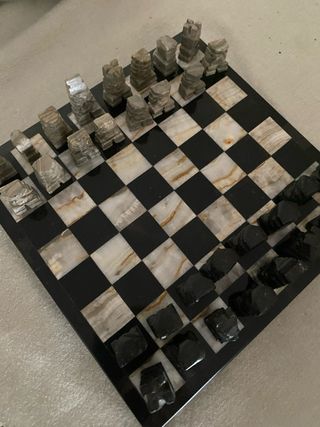 Ajedrez de piedra natural