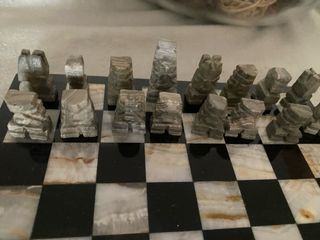 Ajedrez de piedra natural