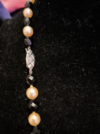 Collar perlas bicolor Mallorca