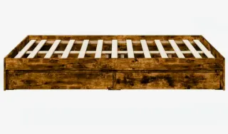 Cama Madera Estructura Cajones Robusta