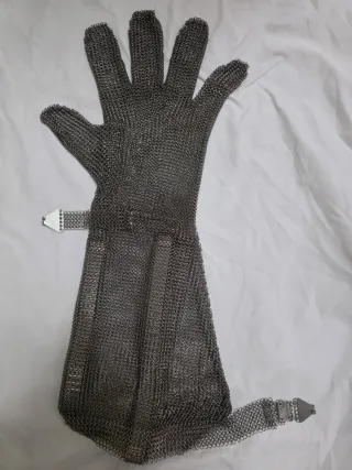 Guante de malla de acero inoxidable