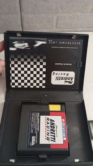 Mario Andretti Racing CIB Completo Mega Drive