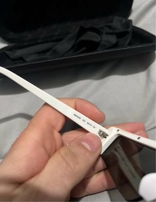 Occhiali Balenciaga Bianchi e Argento