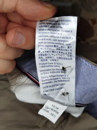 Pantalone uomo Tommy Hilfiger beige