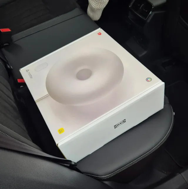 Lámpara Varmblixt Ikea Blanca