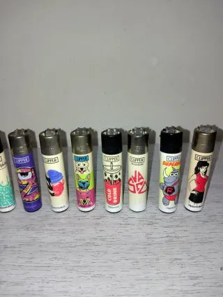 Set 12 accendini Clipper vari