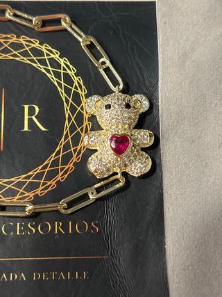 Pulsera Osito Laminado 14K