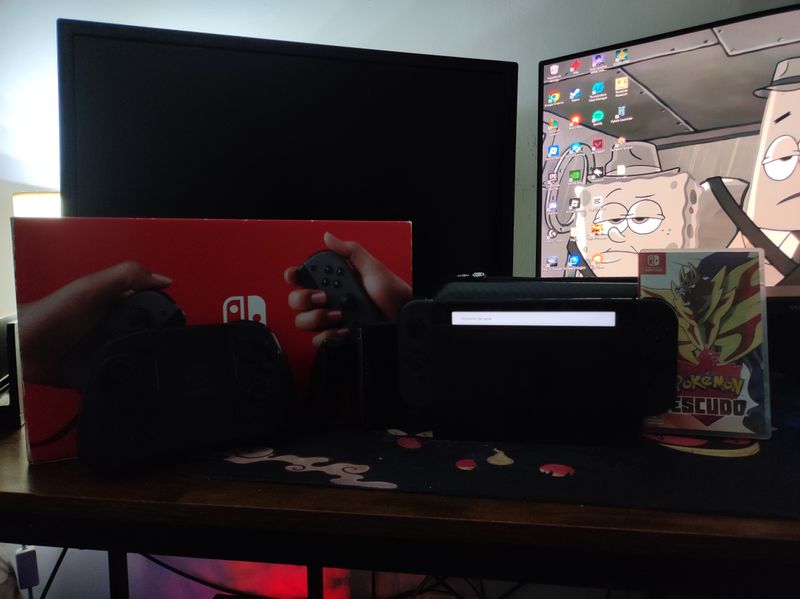 Pokemon Escudo+Nintendo Switch + NYXI + 128GB afbeelding 2