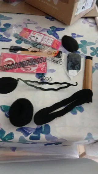 Set Accesorios Peinado Moño y Trenzas