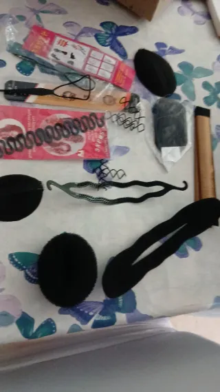 Set Accesorios Peinado Moño y Trenzas