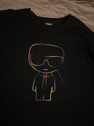 Camiseta Karl Lagerfeld Estampado Arcoíris