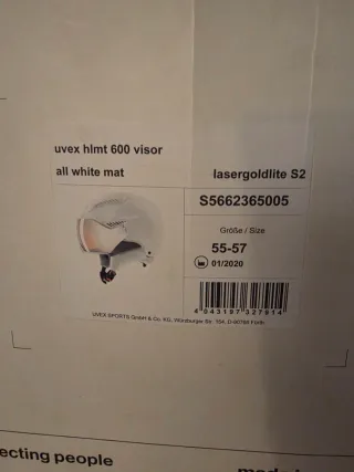 Casco de esquí Uvex 600 Visor