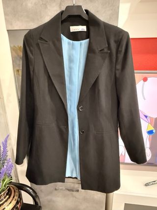 Blazer Negro Mujer