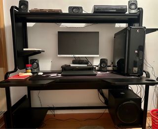 Mesa Gaming Ikea FREDDE 140/185cm