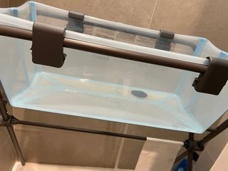 Bañera bebé y soporte plegable