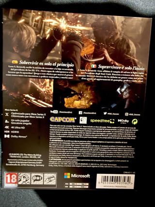 Resident Evil 4 Steelbook Xbox Series X