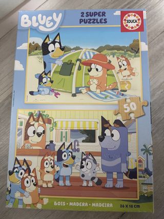 Puzzle Bluey 2 Super Puzzles Educa 50 piezas