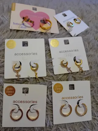 Pendientes Aro Chapados en Oro