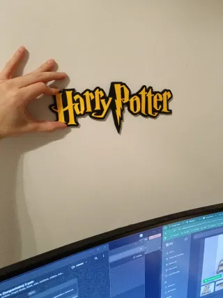 Decoración Título Harry Potter