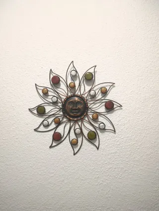 Sol decorativo pared