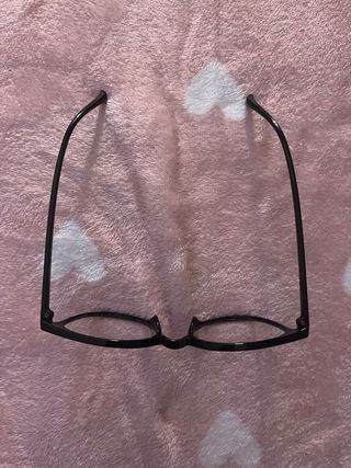 Gafas Plástico Básicas Negras Ovaladas Shein