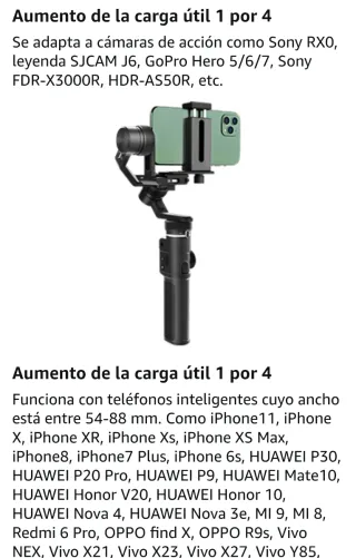 Stabilizzatore FeiyuTech G6 Max a 3 Assi