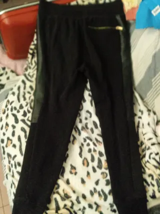 Pantalón chándal vestir negro