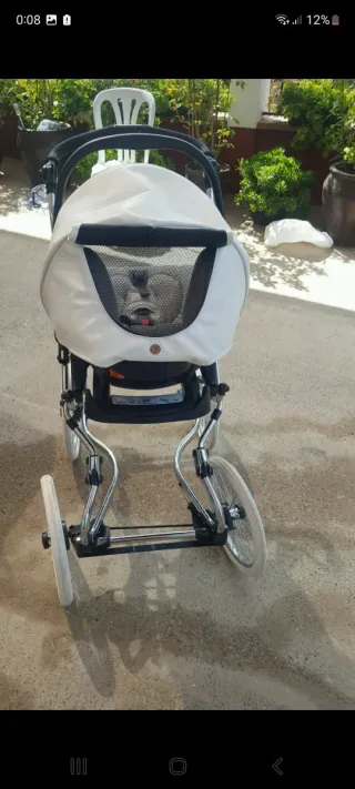 Carro Bebecar Clásico Blanco