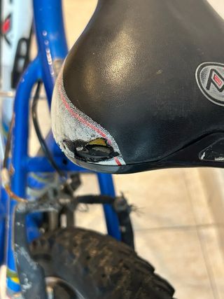 Bicicleta Monty Spirit Blanca y Azul