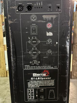 4 Subwoofers autoamplificados activos biema 218