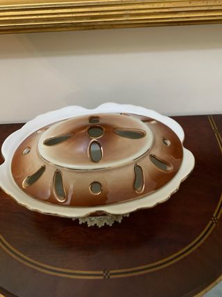 Centro de mesa porcelana sopera