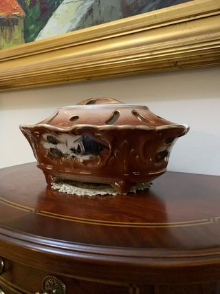 Centro de mesa porcelana sopera