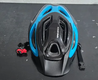 Casco Ciclismo Negro y Azul