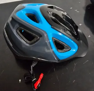 Casco Ciclismo Negro y Azul