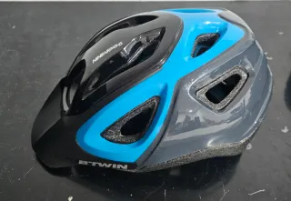 Casco Ciclismo Negro y Azul