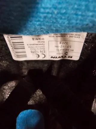 Casco Ciclismo Negro y Azul