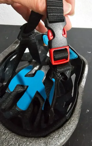 Casco Ciclismo Negro y Azul