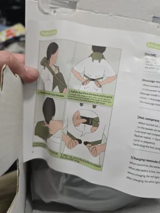 Masajeador cuello eléctrico