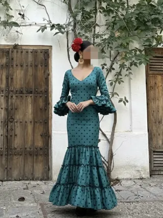Traje Flamenca Gitana Lunares