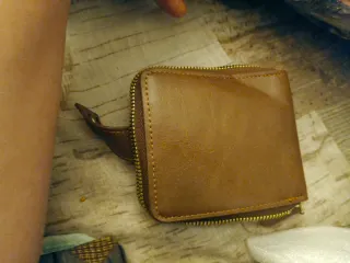 Portafoglio porta documenti e carte con zip