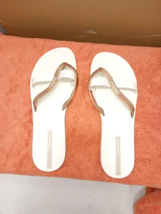 Chanclas Ipanema Mujer Talla 39 Beige/Marrón